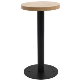 VidaXL Stolik bistro, kolor jasny brąz, 40 cm, MDF