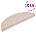 VidaXL Nakładki na schody, 15 szt., 56 x 17 x 3 cm, taupe