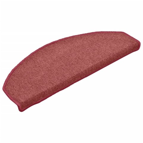 VidaXL Nakładki na schody, 15 szt., czerwone, 65x24x4 cm VidaXL Nakładki na schody, 15 szt., czerwone, 65x24x4 cm