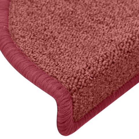 VidaXL Nakładki na schody, 15 szt., czerwone, 65x24x4 cm VidaXL Nakładki na schody, 15 szt., czerwone, 65x24x4 cm
