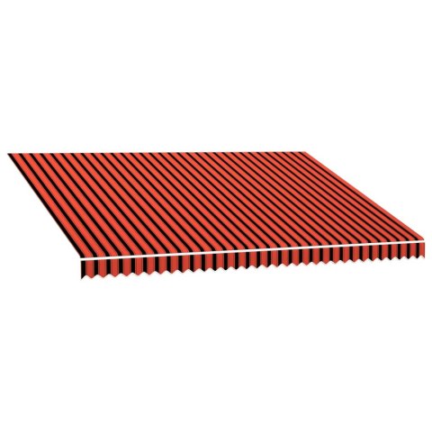 VidaXL Tkanina do markizy, pomarańczowo-brązowa, 450 x 300 cm VidaXL Tkanina do markizy, pomarańczowo-brązowa, 450 x 300 cm