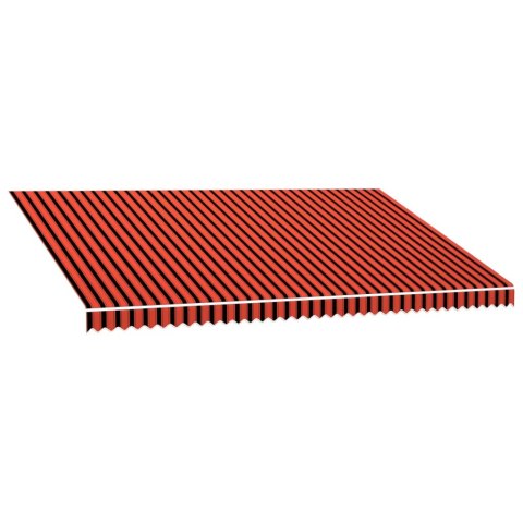 VidaXL Tkanina do markizy, pomarańczowo-brązowa, 500 x 300 cm VidaXL Tkanina do markizy, pomarańczowo-brązowa, 500 x 300 cm