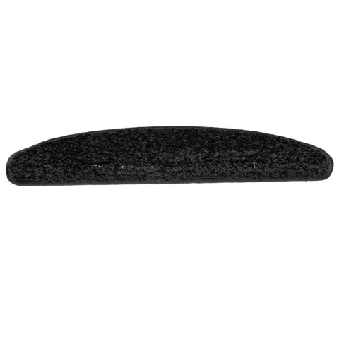 VidaXL Nakładki na schody, 15 szt., czarne, 65x21x4 cm VidaXL Nakładki na schody, 15 szt., czarne, 65x21x4 cm
