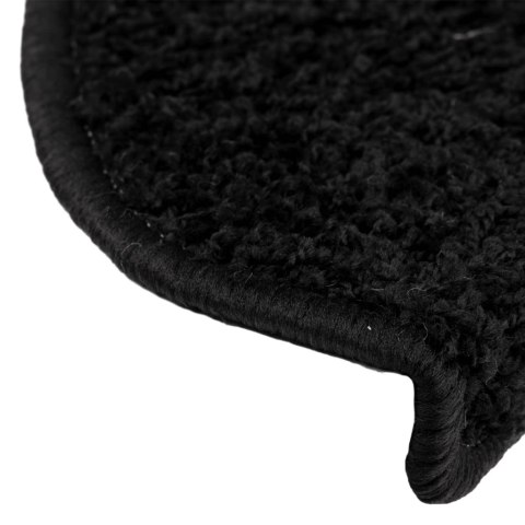VidaXL Nakładki na schody, 15 szt., czarne, 65x21x4 cm VidaXL Nakładki na schody, 15 szt., czarne, 65x21x4 cm