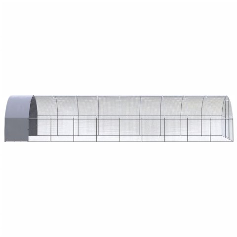 VidaXL Klatka zewnętrzna dla kurcząt, 3x10x2 m, stal galwanizowana VidaXL Klatka zewnętrzna dla kurcząt, 3x10x2 m, stal galwanizowana