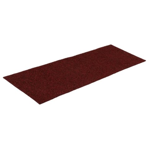 Samoprzylepne nakładki na schody, 15 szt., 60x25 cm, czerwone Samoprzylepne nakładki na schody, 15 szt., 60x25 cm, czerwone