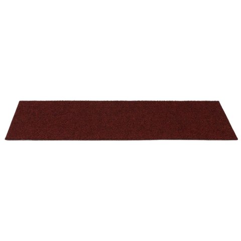 Samoprzylepne nakładki na schody, 15 szt., 60x25 cm, czerwone Samoprzylepne nakładki na schody, 15 szt., 60x25 cm, czerwone