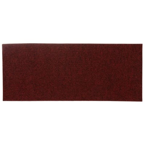 Samoprzylepne nakładki na schody, 15 szt., 60x25 cm, czerwone Samoprzylepne nakładki na schody, 15 szt., 60x25 cm, czerwone
