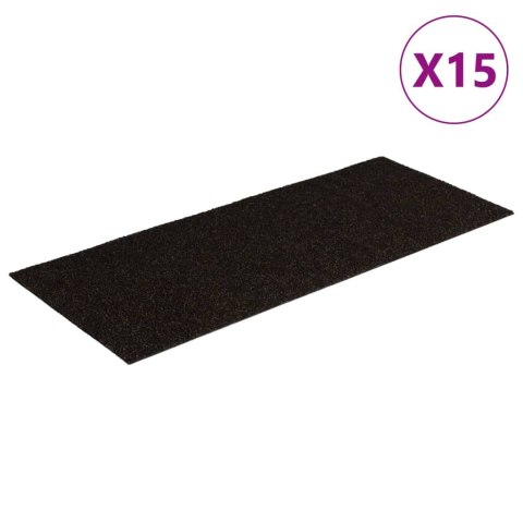 VidaXL Samoprzylepne nakładki na schody, 15 szt., 60x25 cm VidaXL Samoprzylepne nakładki na schody, 15 szt., 60x25 cm