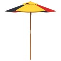 VidaXL Parasol ogrodowy dla dzieci, na drewnianym słupku, Ø120x140 cm