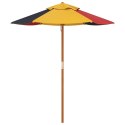 VidaXL Parasol ogrodowy dla dzieci, na drewnianym słupku, Ø120x140 cm