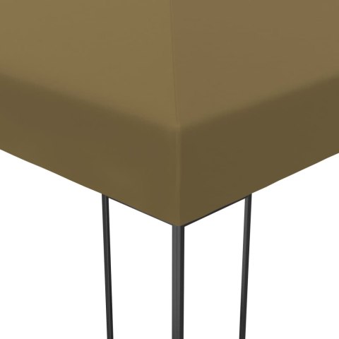 VidaXL Altana ze sznurem lampek LED, 3x4 m, kolor taupe VidaXL Altana ze sznurem lampek LED, 3x4 m, kolor taupe