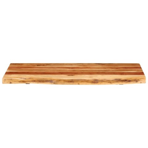 Blat łazienkowy, lite drewno akacjowe, 100x52x3,8 cm Blat łazienkowy, lite drewno akacjowe, 100x52x3,8 cm
