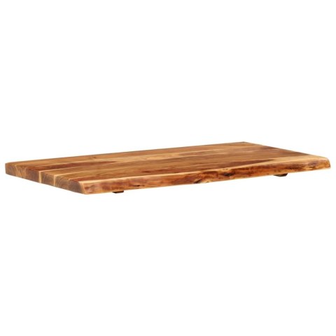 Blat łazienkowy, lite drewno akacjowe, 100x52x3,8 cm Blat łazienkowy, lite drewno akacjowe, 100x52x3,8 cm