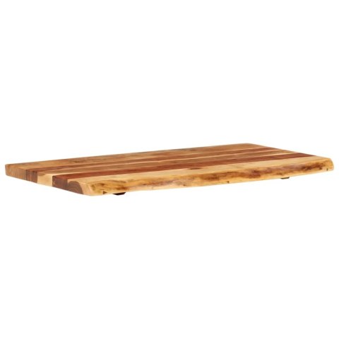 Blat łazienkowy, lite drewno akacjowe, 100x52x3,8 cm Blat łazienkowy, lite drewno akacjowe, 100x52x3,8 cm