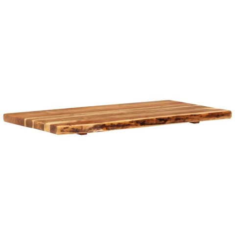 Blat łazienkowy, lite drewno akacjowe, 100x52x3,8 cm Blat łazienkowy, lite drewno akacjowe, 100x52x3,8 cm