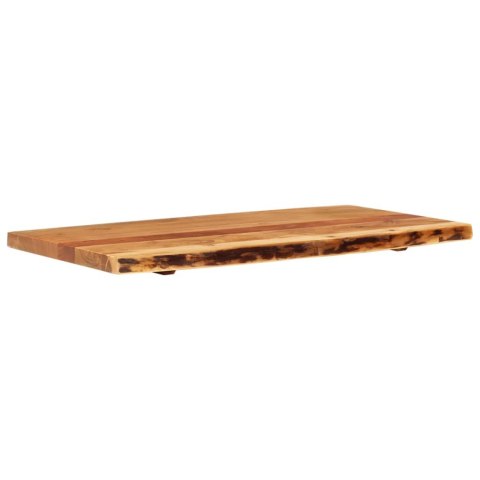 Blat łazienkowy, lite drewno akacjowe, 100x52x3,8 cm Blat łazienkowy, lite drewno akacjowe, 100x52x3,8 cm