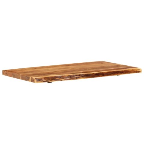 Blat łazienkowy, lite drewno akacjowe, 100x52x3,8 cm Blat łazienkowy, lite drewno akacjowe, 100x52x3,8 cm