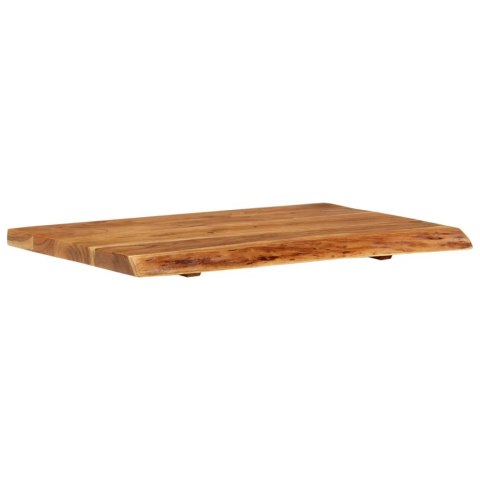 VidaXL Blat łazienkowy, lite drewno akacjowe, 80x52x3,8 cm VidaXL Blat łazienkowy, lite drewno akacjowe, 80x52x3,8 cm