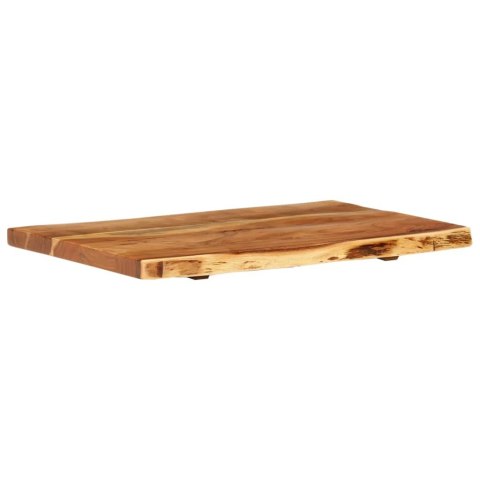VidaXL Blat łazienkowy, lite drewno akacjowe, 80x52x3,8 cm VidaXL Blat łazienkowy, lite drewno akacjowe, 80x52x3,8 cm