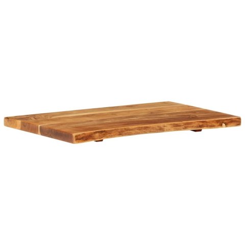 VidaXL Blat łazienkowy, lite drewno akacjowe, 80x52x3,8 cm VidaXL Blat łazienkowy, lite drewno akacjowe, 80x52x3,8 cm