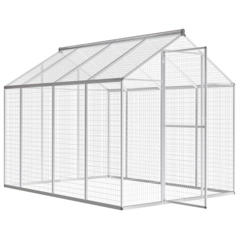 VidaXL Ptaszarnia z aluminium, 178 x 242 x 192 cm VidaXL Ptaszarnia z aluminium, 178 x 242 x 192 cm
