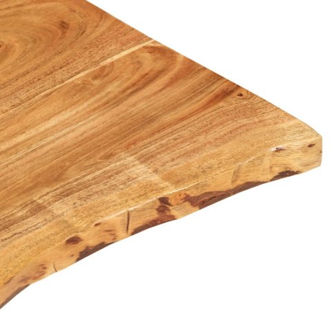 VidaXL Blat łazienkowy, lite drewno akacjowe, 80x52x2,5 cm VidaXL Blat łazienkowy, lite drewno akacjowe, 80x52x2,5 cm