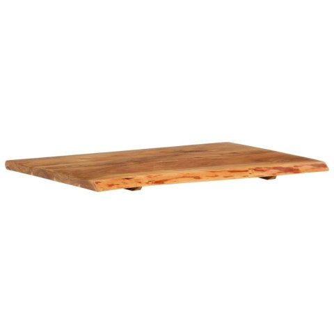 VidaXL Blat łazienkowy, lite drewno akacjowe, 80x52x2,5 cm VidaXL Blat łazienkowy, lite drewno akacjowe, 80x52x2,5 cm
