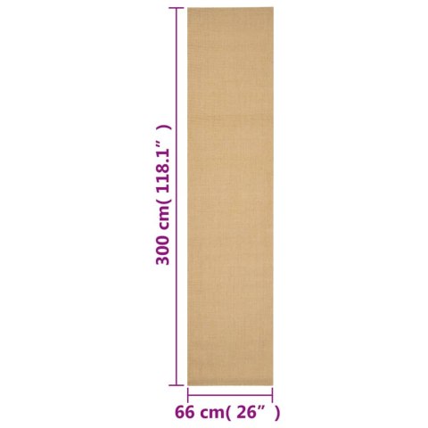 Dywanik, naturalny sizal, 66x300 cm Dywanik, naturalny sizal, 66x300 cm