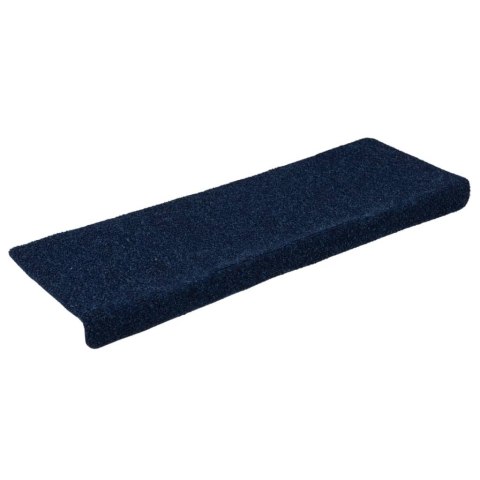 VidaXL Nakładki na schody, 15 szt., igłowane, 65x21x4 cm, niebieskie VidaXL Nakładki na schody, 15 szt., igłowane, 65x21x4 cm, niebieskie