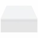  Podstawka pod monitor, biała, 100x27x10 cm