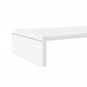  Podstawka pod monitor, biała, 100x27x10 cm