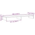  Podstawka pod monitor, biała, 100x27x10 cm