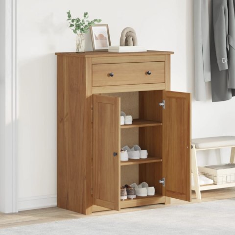 VidaXL Szafka na buty Panama, 80x40x114 cm, lite drewno sosnowe VidaXL Szafka na buty Panama, 80x40x114 cm, lite drewno sosnowe