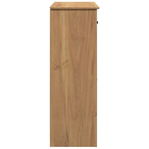VidaXL Szafka na buty Panama, 80x40x114 cm, lite drewno sosnowe VidaXL Szafka na buty Panama, 80x40x114 cm, lite drewno sosnowe