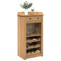 VidaXL Szafka na wino Panama, 57x40x111,5 cm, lite drewno sosnowe