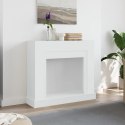  Obudowa kominka, biała, 100x30x87,5 cm, materiał drewnopochodny