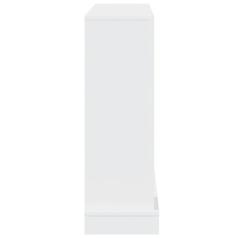Obudowa kominka, biała, 100x30x87,5 cm, materiał drewnopochodny Obudowa kominka, biała, 100x30x87,5 cm, materiał drewnopochodny