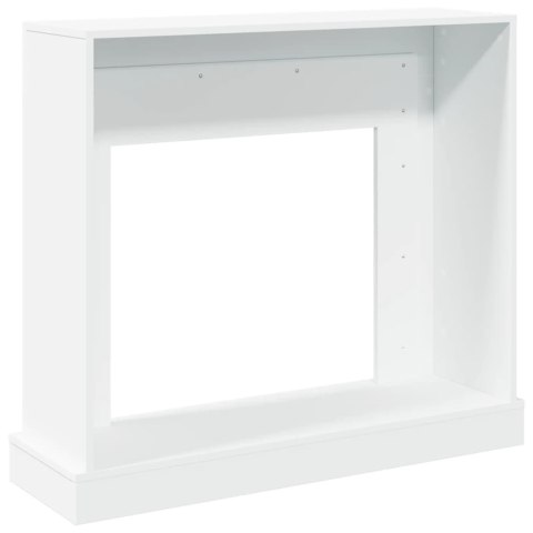 Obudowa kominka, biała, 100x30x87,5 cm, materiał drewnopochodny Obudowa kominka, biała, 100x30x87,5 cm, materiał drewnopochodny