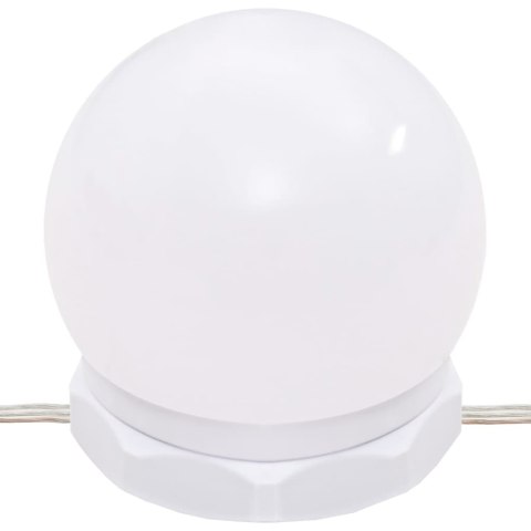 VidaXL Toaletka z LED, czarna, materiał drewnopochodny VidaXL Toaletka z LED, czarna, materiał drewnopochodny