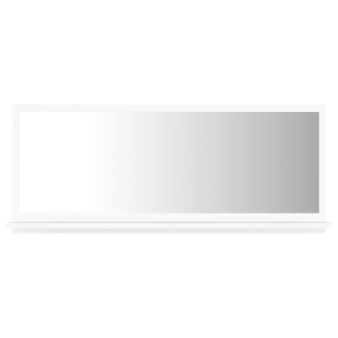 VidaXL Lustro łazienkowe, białe 90x10,5x37 cm, materiał drewnopochodny VidaXL Lustro łazienkowe, białe 90x10,5x37 cm, materiał drewnopochodny