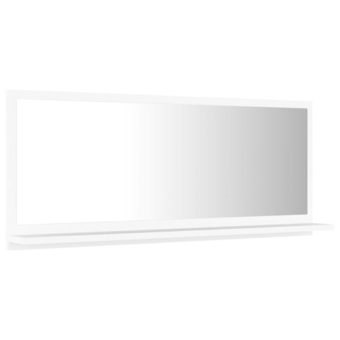 VidaXL Lustro łazienkowe, białe 90x10,5x37 cm, materiał drewnopochodny VidaXL Lustro łazienkowe, białe 90x10,5x37 cm, materiał drewnopochodny
