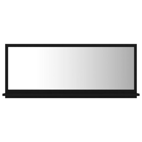 VidaXL Lustro łazienkowe, czarne 90x10,5x37 cm materiał drewnopochodny VidaXL Lustro łazienkowe, czarne 90x10,5x37 cm materiał drewnopochodny