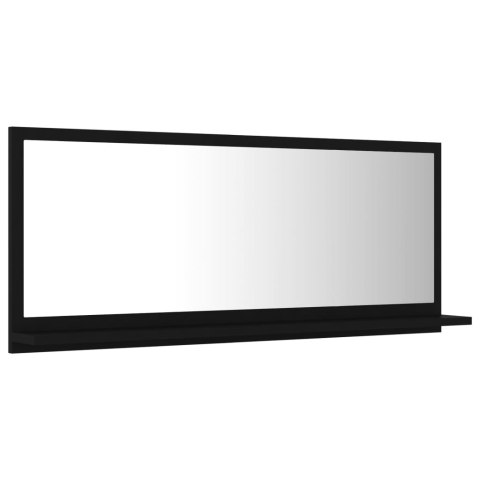 VidaXL Lustro łazienkowe, czarne 90x10,5x37 cm materiał drewnopochodny VidaXL Lustro łazienkowe, czarne 90x10,5x37 cm materiał drewnopochodny