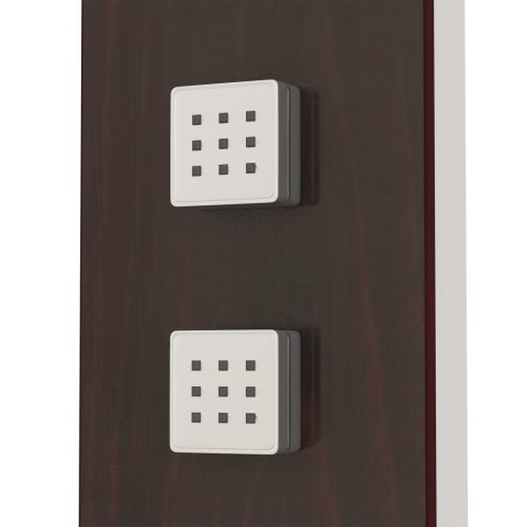 Panel prysznicowy, szklany, brązowy Panel prysznicowy, szklany, brązowy