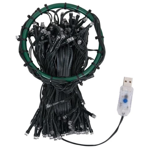 VidaXL Siatka lampek choinkowych, 210 zimnych białych diod LED, 210 cm VidaXL Siatka lampek choinkowych, 210 zimnych białych diod LED, 210 cm