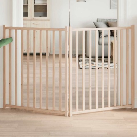 VidaXL Składana bramka zabezpieczająca dla psa, 2 panele, 160 cm