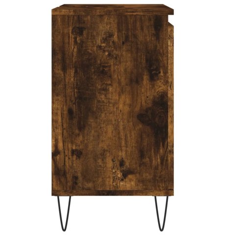 VidaXL Szafka łazienkowa, przydymiony dąb, 58x33x60 cm VidaXL Szafka łazienkowa, przydymiony dąb, 58x33x60 cm