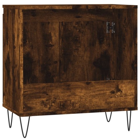 VidaXL Szafka łazienkowa, przydymiony dąb, 58x33x60 cm VidaXL Szafka łazienkowa, przydymiony dąb, 58x33x60 cm