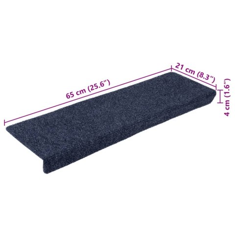 VidaXL Nakładki na schody, 10 szt., antracytowe, 65x21x4 cm VidaXL Nakładki na schody, 10 szt., antracytowe, 65x21x4 cm